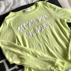 Wildfox “More Sun Please” Baggy Beach Jumper